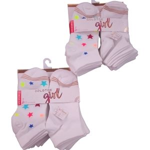 Two (2) Packs Gold Toe Ankle Socks ~ Fourteen (14) Pair ~ Large ~ Shoe Size 4-10